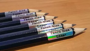 132+28 Free Silver Laser Personalised Pencil Name Label Stickers Dishwasher Safe - Picture 1 of 5
