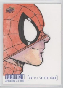 Tarjeta de boceto de Marvel Avengers vs X-Men 2023 Sutton Spiderman - Imagen 1 de 2