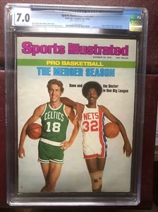 Sports illustrated 1976 Dave Cowan’s and Julius Erving CGC 7.0 - Picture 1 of 2