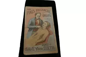 Carta commerciale del 1800 - gocce di mal di denti di luccio e Hale's Honey Horehound & Tar Tosse - Foto 1 di 4