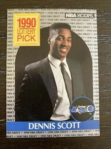 Dennis Scott Orlando Magic 1990-91 NBA Hoops #393 RC Georgia Tech Yellowjackets! - Picture 1 of 2