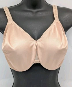 34DDD Wacoal Bra Simple Shaping Minimizer Underwire Beige Seamless 857109 - Picture 1 of 8