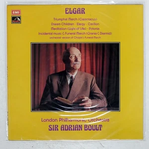 ADRIAN BOULT ELGAR: TRIUMPHA HIS MASTER'S VOICE ASD3050 UK VINYL LP - Picture 1 of 2