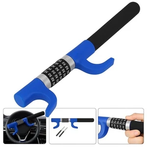 Lock Password Anti Theft Keyless Heavy Duty Steering Wheel Digit Combination Car - Picture 1 of 3