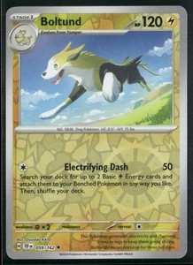 SV05: Temporal Forces #059/162 Boltund Reverse Holo - Picture 1 of 2