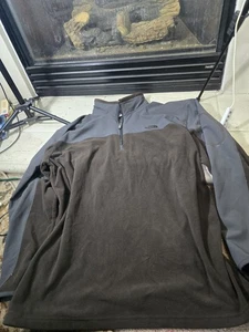 The North Face Giacca Leggera in Pile TKA 100 Uomo XXL Bella 1/3 Zip Anteriore - Foto 1 di 9