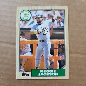 1987 MLB Topps Traded Baseball | Reggie Jackson | #52T | Oakland Athletics - Picture 1 of 2