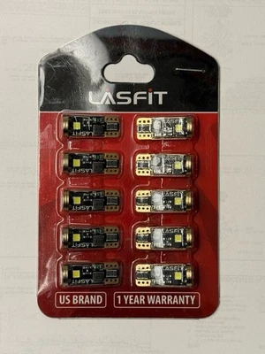 Lasfit L-T10W5 T10 194 LED bulbs (10-pack) - Image 1 of 3