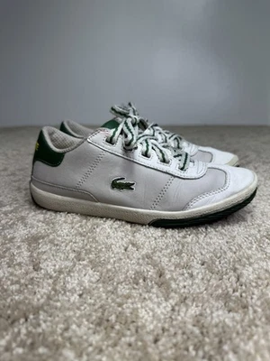 Zapatos para niños pequeños LACOSTE KORBEN COCODRILO BLANCO Y VERDE talla 1,5 Foto 1 de 4