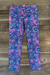 Lilly Pulitzer Kelly Ankle Pants Size 4 in No Prob Llama - Picture 1 of 7