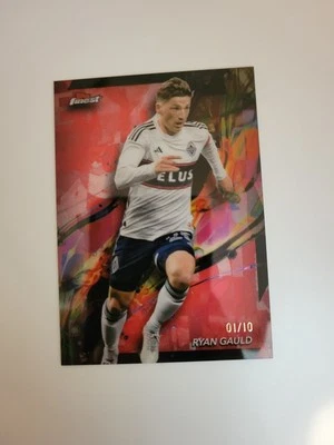 2024 Topps Finest MLS Ryan Gauld Red Refractor 1/10 - Image 1 of 3