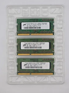 Micron 3GB (3x1GB) MT8JSF12864HZ-1G1D1 200842 1Rx8 PC3-8600S-7-00 CL7 - Bild 1 von 1