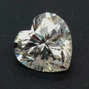 D Color Moissanite Stone Heart Cut 0.1-7ctVVS1 with GRA Certificat - Picture 1 of 10