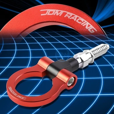 7" Red Aluminum Front/Rear Tow Hook Kit for 1997-2006 BMW 3/5/7 Series Z3/Z4 - Imagem 1 de 4