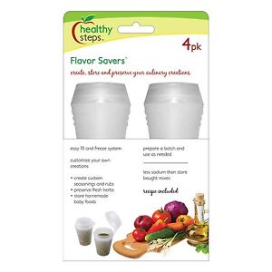Jokari Healthy Steps Flavor Savers - Herb / Seasoning Freezer Storage Containers