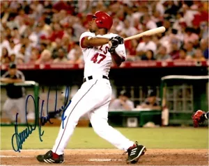 Howie Kendrick Signed Autographed 8X10 Photo MLB LA Angels Bat Up W/ COA - Picture 1 of 1