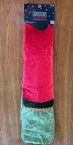 Christmas Tree Skirt 60” Red Green Holiday The Christmas Shoppe - Picture 1 of 7