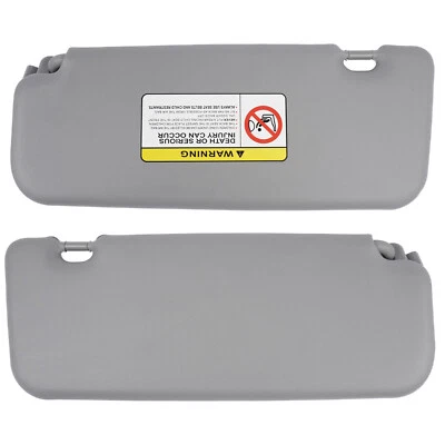 Parasoles grises del lado izquierdo + pasajero derecho para Hyundai Accent 1E 2011-2015 Foto 1 de 4