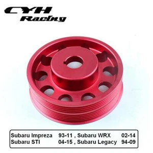 Aluminum Crank shaft Pulley For Subaru Impreza WRX STI Legacy - Foto 1 di 4
