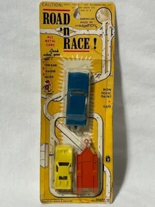 Midgetoy Road 'n Race, Torino Tow Car, Ford GT40 Race Car, Trailer, RARE! - Picture 1 of 6