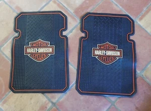 Harley Davidson Bar & Shield Molded Diamondtread Car Truck Floor Mats - Picture 1 of 4