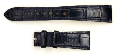 Authentic Patek Philippe Geneve Dark Navy Leather Watch Strap B36 21/16mm,63+123 - Image 1 of 3
