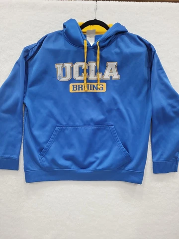 UCLA Bruins Royal Blue Knights Apparel Pullover Hoodie Size XL Front Pocket Cover