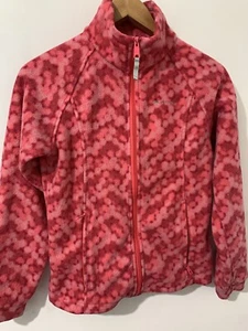 Columbia Girls Size XL Pink Full Zip Fleece Jacket - Picture 1 of 3