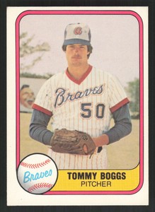 1981 Fleer Tommy Boggs #261 Atlanta Braves