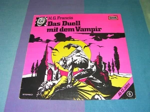 Hörspiel LP Gruselserie Das Duell mit dem Vampir von 1981 von Europa! TOP! - Bild 1 von 3