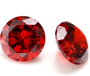 6x6 MM Treated Ruby Loose Gemstone 1 Ct Each 6 Piece Certified Lot Round Cut - Picture 1 of 3