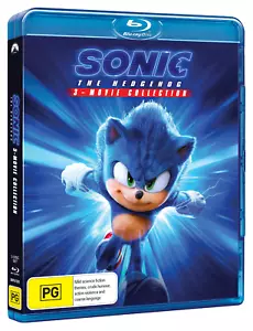 BRAND NEW Sonic The Hedgehog 3-Movie Collection (Blu-Ray) Jim Carrey - Picture 1 of 2