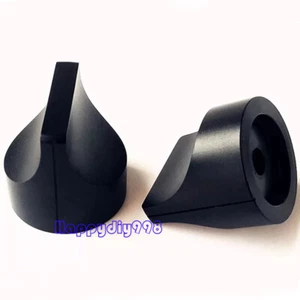 28X28mm Black Aluminum volume potentiometer Knob 6.0mm Hole for Guitar Amp - Picture 1 of 2