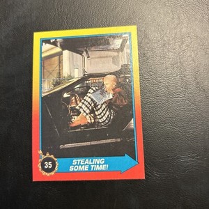 Jb9c Back To The Future 2￼ 1989 Topps #35 Stealing Some Time