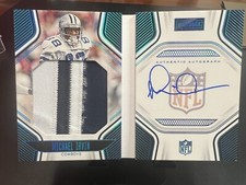 2022 Playbook Michael Irvin Booklet Patch Auto Autograph On Card 10/25 SSP🔥🔥