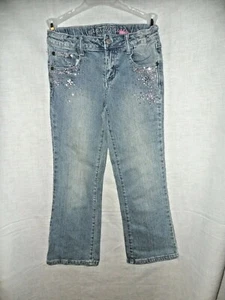 Girls Blue Jeans 6x Cotton/Spandex/Ramie - Picture 1 of 2