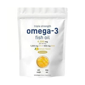 3 Fish Oil Capsules Triple Strength Joint Support EPA & DHA - Picture 1 of 12