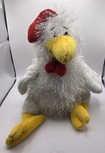Ganz Webkinz Chicken Plush HM205  8" Stuffed Animal White No Code RETIRED - Picture 1 of 8