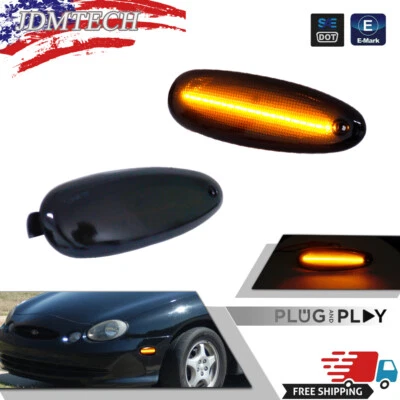 2X Luces LED ámbar ahumado para Ford Thunderbird 2002-05 Foto 1 de 4
