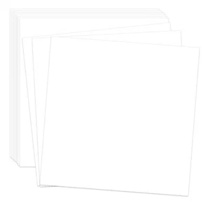 White Cardstock 12x12 in 30 Sheets 250gsm for DIY Painting Cards - Picture 1 of 7