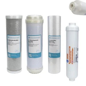 Filter Set 10" 4-teilig Ersatzfilter Umkehrosmose Anlage RO Sediment Aktivkohle - Bild 1 von 1