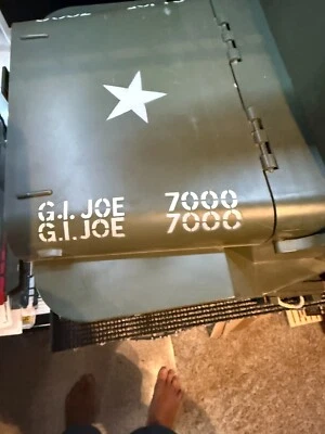 Juego de actualización Gi Joe vintage Jeep - letras de capó/parachoques, pegatinas y luces traseras Foto 1 de 4