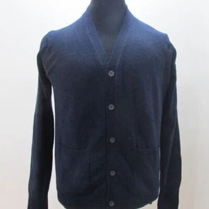 Cardigan uomo Blue Harbour 100% lana circonferenza petto taglia 46/48 UK XL Sku 6523 - Foto 1 di 14