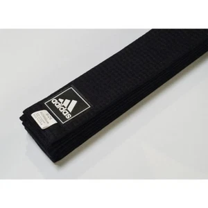 adidas Karate Judo TKD Martial Arts 2" Wide Black Belt - Picture 1 of 1