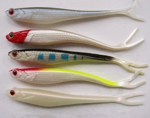 Behr Gummifisch Shad 13 cm Drop Shot Raubfisch Zander Hecht Barsch - Bild 1 von 6