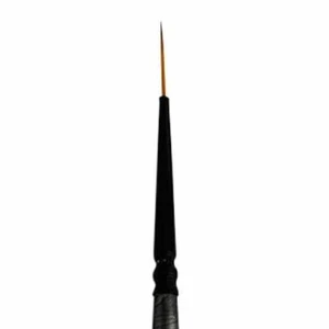 4600 Black Swirl Blended Synthetic Long Liner Brush - Picture 1 of 6