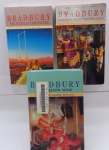 Ray Bradbury Novels- Set of 3- ©1976-1990 - Foto 1 di 1