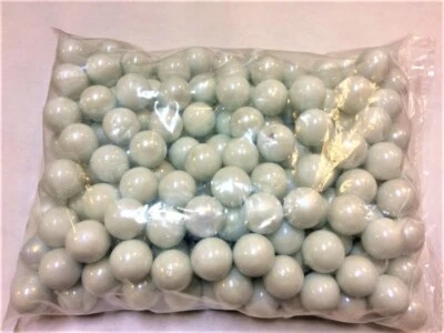 Opaque Solid WHITE 16mm 5/8" Inch 60 Glass Marbles Replacement Chinese Checkers - Image 1 of 2