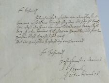 Letter Hanover (?) 1676: Kammersekretär Jonas Rettberg Kauft Kirchenstuhl