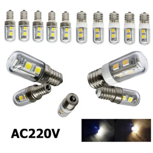 E14 E12 E17 Led Light Bulb 1w Warm White For Freezer Fridge Kitchen Hood Smd5050 - Picture 1 of 11